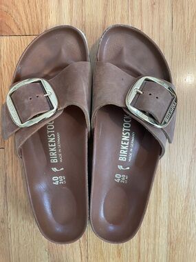Birkenstock Big Buckle-Oiled Leather